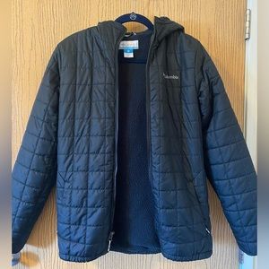 Columbia Boys' Rugged Ridge Sherpa Lined Jacket (XL, Black)